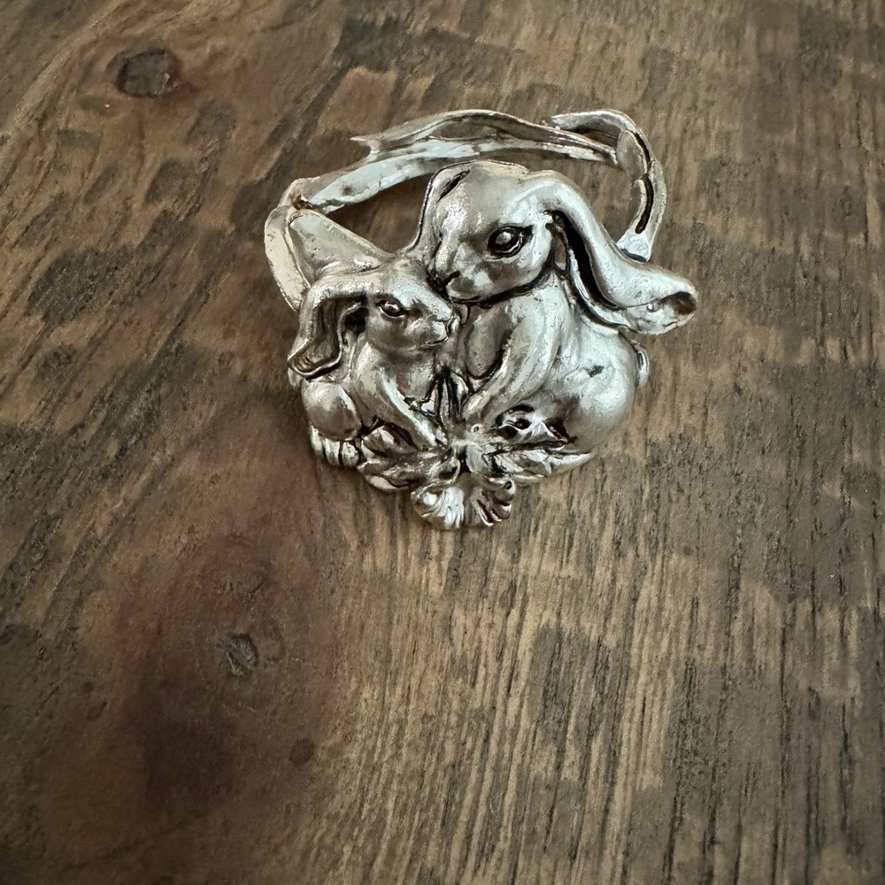 Arthur Court Bunny Napkin Rings - Set of 4